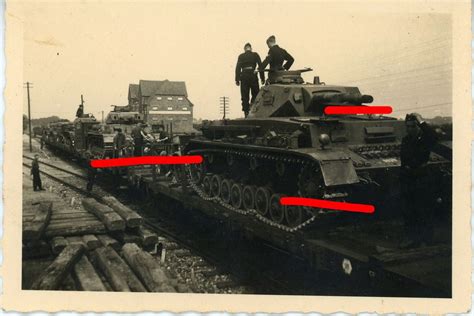 Panzer IV Tank Abtransport Foto Postimages