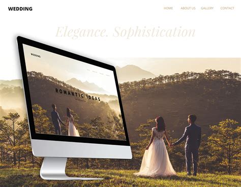 Responsive Wedding Inspired Website on Behance