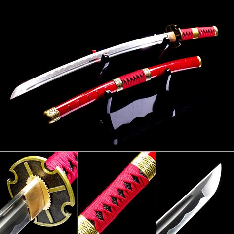 Zoro Swords Roronoa Zoro Katana Sword 3 Set Replica Shusui Wado