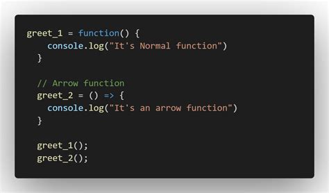 Arrow Function In Javascript Es Guide Codechit