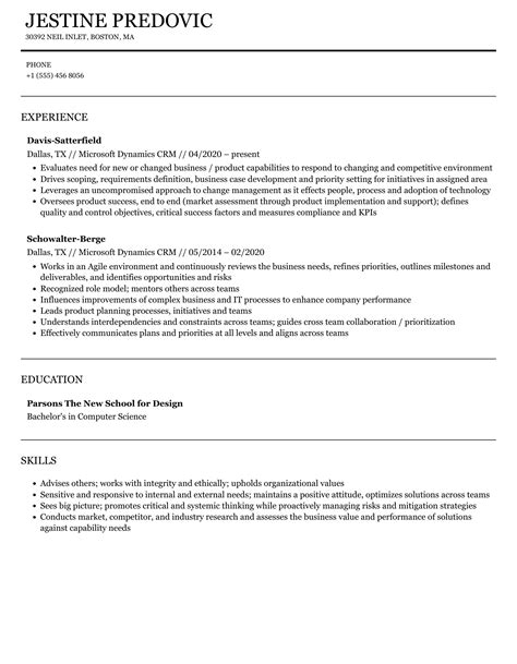 Microsoft Dynamics Crm Resume Samples Velvet Jobs