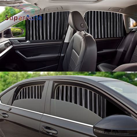 SuperAuto Car Side Window Sunshade Cover UV Protection Car Window