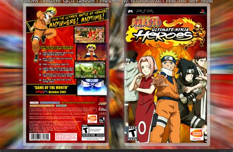 Viewing Full Size Naruto Ultimate Ninja Heroes Box Cover