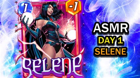 ASMR Day 1 Selene Deck Marvel Snap Gameplay YouTube