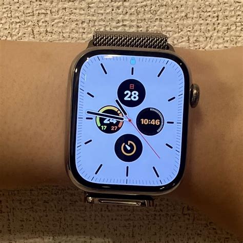 【中古】apple Watch Series7 45mm ステンレスゴールドセルラー メルカリ