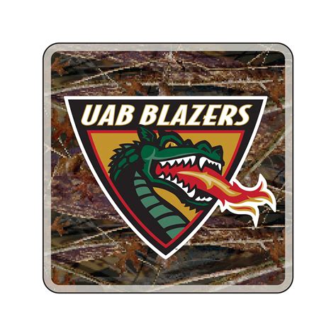 Alabama Birmingham Blazers Decal Camo Uab Dragon Head Decal