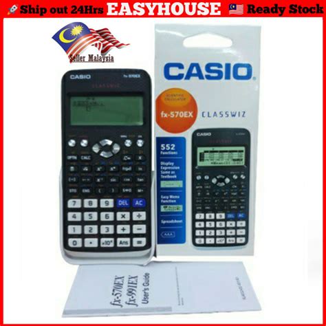 Casio Scientific Classwiz Calculator Fx 570ex 552 Functions Oem Lazada