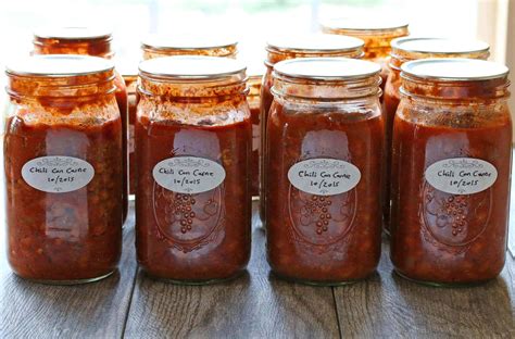 Canning Chili Con Carne - The Daring Gourmet