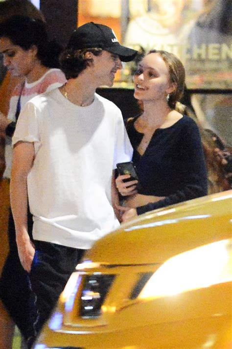 LILY-ROSE DEPP and Timothee Chalamet Out in New York 09/23/2019 ...