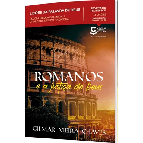 Revista Lições da Palavra de Deus Nº 66 Romanos e a Justiça de Deus