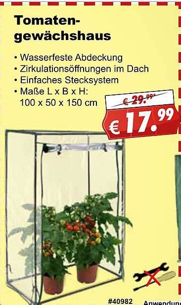 Tomatengewächshaus Angebot bei Stabilo Fachmarkt 1Prospekte de