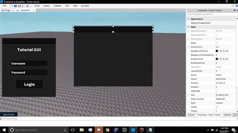 How To Make A Roblox Exploit GUI Part 1 YouTube