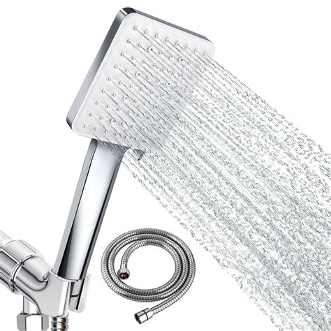 Newentor® Handheld High Pressure Shower Head 6 Spray Modes Settings