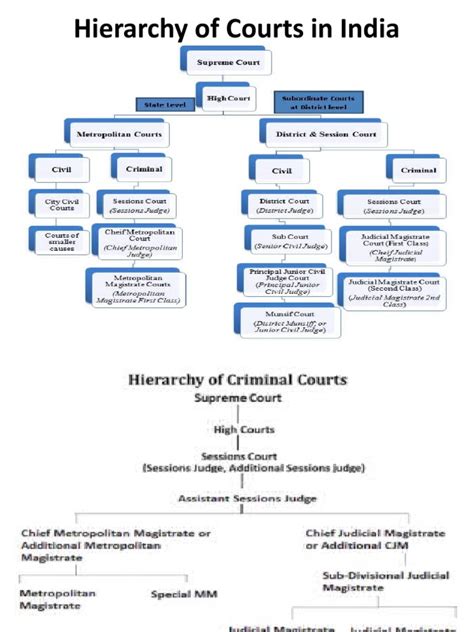 Hierarchy And Jurisdiction Of Courts Pdf Supreme Court Of India Writ