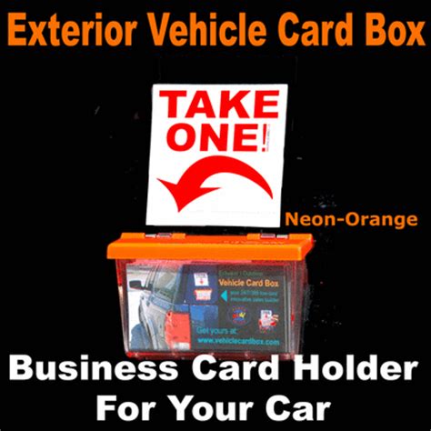 Mobile Business Card Holder Vehicle Truck Car Outside | eBay