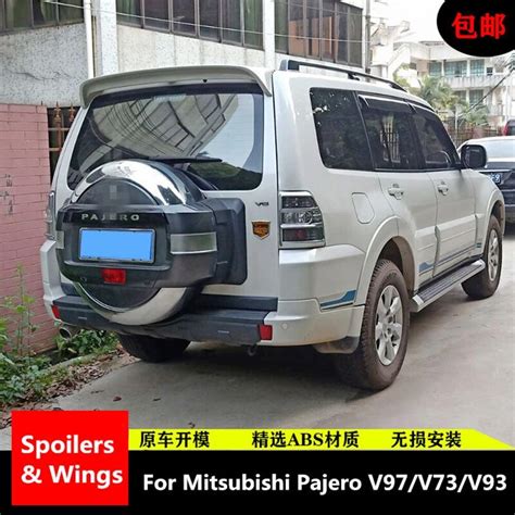 Spoilers Wings For Mitsubishi Pajero V Rear Wing Pajero V V