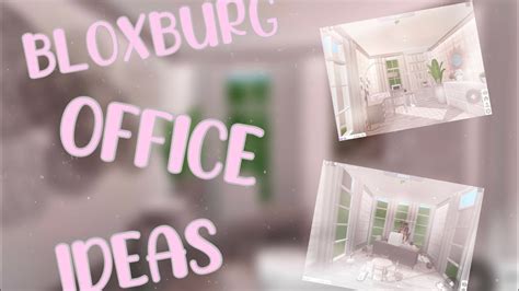 Bloxburg Office Ideas Aesthetic