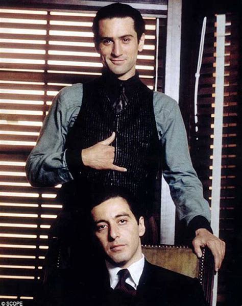 Robert De Niro and Al Pacino on the set of “The Godfather Part II” 1974 ...