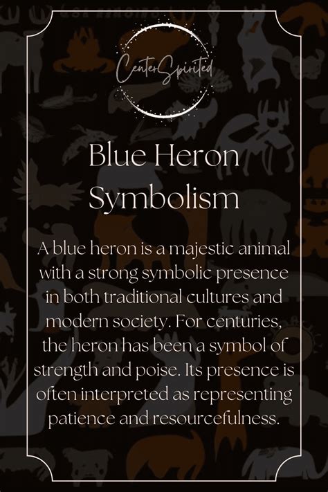 Great Blue Heron Symbolism Meaning Self Awareness And Determination