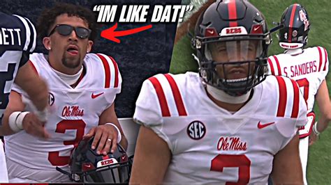 Transfer Qb Spencer Sanders Sends A Chilling Message To Sec In Ole Miss