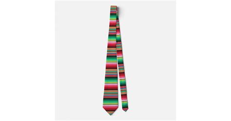 Custom Spanish Serape Mexican Blanket Fiesta Neck Tie Zazzle