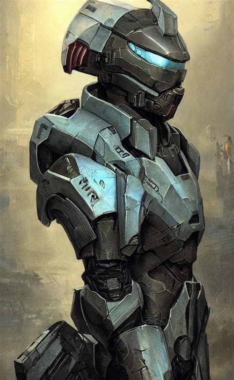 Krea Ai A Mass Effect Halo Costume Design Concept Art Cype