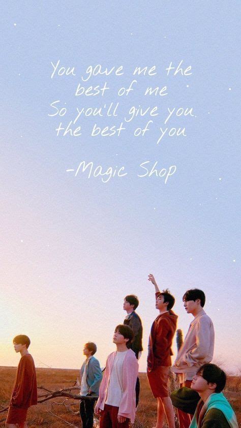 Magic Shop In Bts Wallpaper Lyrics Bts Lyric Bts Quotes