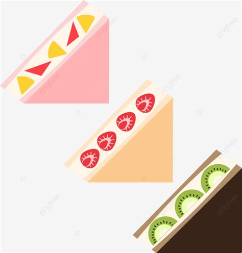 Sandwiches With Fruits Vector Sandwich Fruit Sandwich Fruit Png And