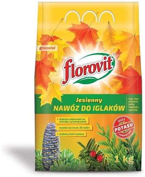 Nawóz Florovit Nawóz Jesienny Do Iglaków Tui 3 Kg Ceny i opinie