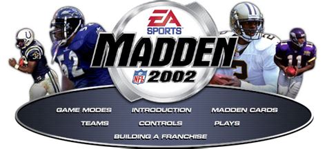 Madden NFL 2002 - cube - Walkthrough and Guide - Page 1 - GameSpy