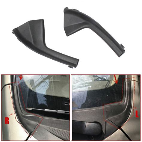 Car Front Windshield Wiper Side Trim Cover Water Deflector Cowl Plate