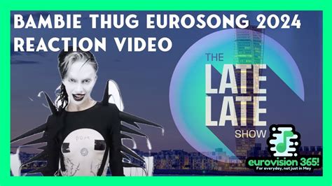 BAMBIE THUG REACTION VIDEO EUROSONG 2024 IRELAND EUROVISION 2024