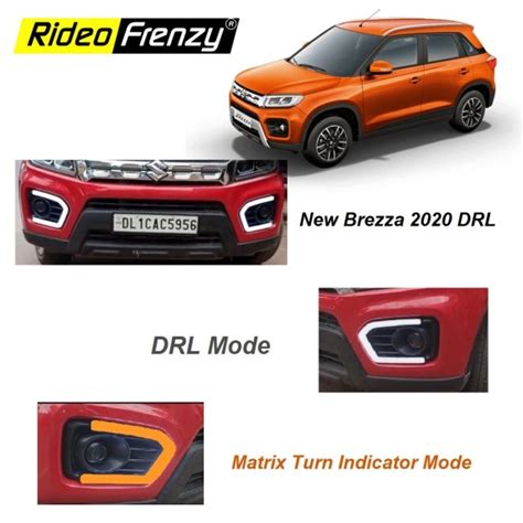 Buy New Vitara Brezza 2020 Dual Function Led DRL Day Time Running