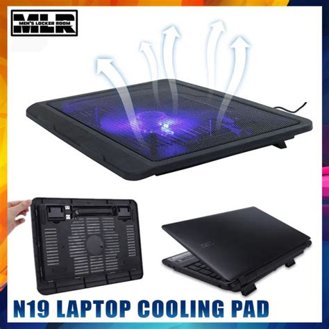 N Usb Led Light Super Slim Notebook Laptop Cooling Cooler Pad