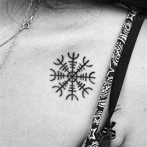 Aegishjalmur symbol tattoo by Luke.A.Ashley - Tattoogrid.net