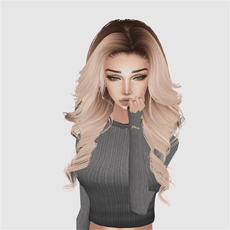 Hair Texture How To Make Imvu Realistic Gimp Wig Blond Avatar