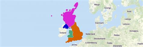 United Kingdom Territories Map