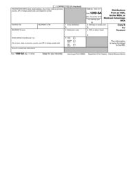 IRS Form 1099-SA Download Fillable PDF or Fill Online Distributions From an Hsa, Archer Msa, or ...