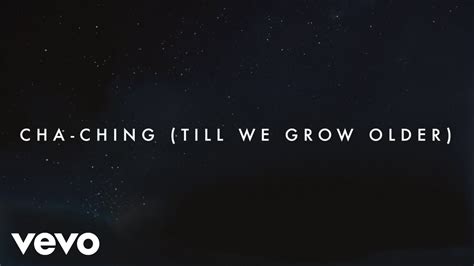 Imagine Dragons Cha Ching Till We Grow Older Lyric Video YouTube