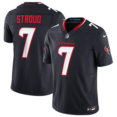 Men S Houston Texans 7 C J Stroud Red 2024 Alternate F U S E Vapor Football Stitched Jersey On