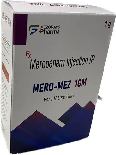 Meropenem Injection At Rs 1067 Vial Pharmaceutical Injection In