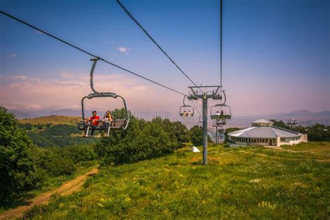 Tsaghkadzor Armenia July Aerial Views From The Ropeway