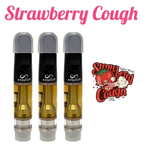 Strawberry Cough Sativa 510 Thread Thc Blend Cartridge 1g Aventus8