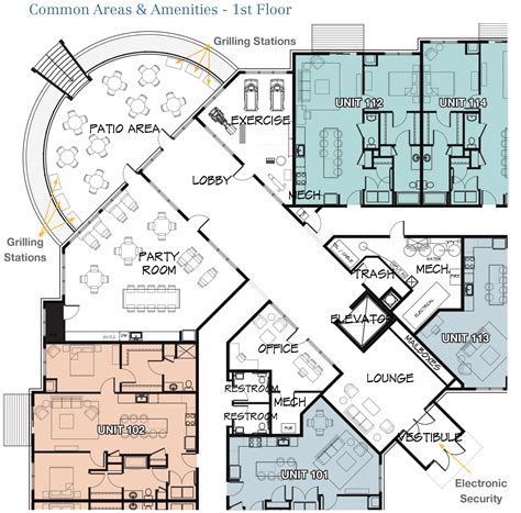 Building Layout Riverlife Apartments