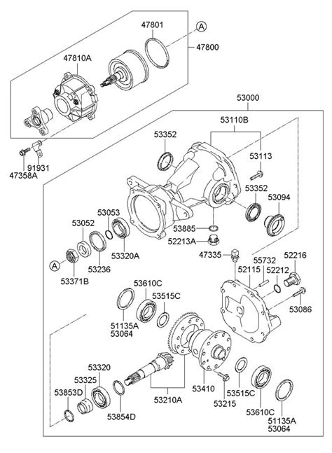 4780039000 Hyundai Coupling Assembly 4WD Viscous Coupler Sportage