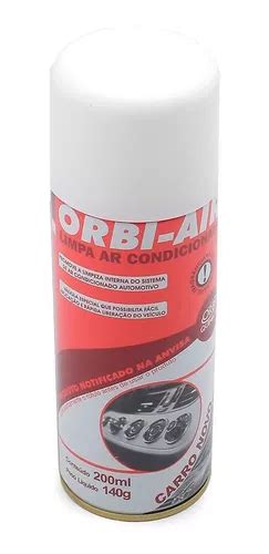 Limpa Ar Condicionado Automotivo Spray Higienização Orbi air