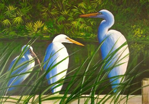 Florida bird #4 Painting by Larry Palmer - Pixels