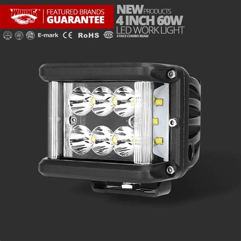 Face Inch W Led Full Reflector Led Work Driving Light Set X