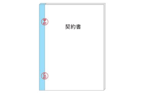 契約書の袋とじ製本のやり方とは？ 図解でわかりやすく解説｜書式の例文｜書き方コラム｜bizocean（ビズオーシャン）ジャーナル