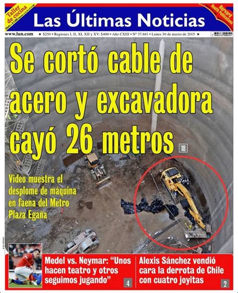 Periódico Las Últimas Noticias Chile Periódicos De Chile Toda La Prensa De Hoy